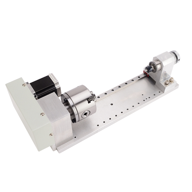 【滑軌款】雕刻機第四軸 旋轉(zhuǎn)軸A軸4軸數(shù)控分度頭橄欖核立體配件